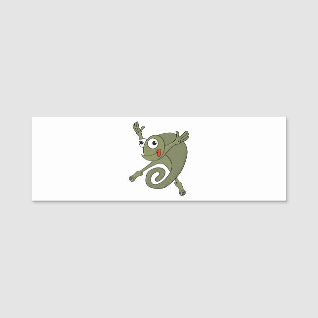 Awesome Chameleon Name Tag (Front)