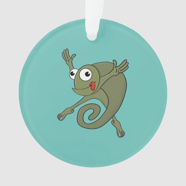 Awesome Chameleon Ornament (Front)