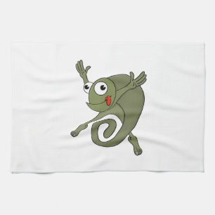 Awesome Chameleon Tea Towel