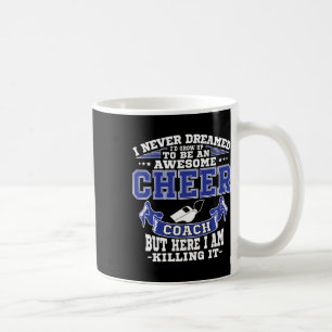 Awesome Cheerleading Coach , Cheer Coach Gift Idea Coffee Mug