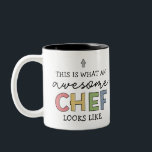 Awesome Chef Gifts | Best Chef Ever Funny Gift Two-Tone Coffee Mug<br><div class="desc">Awesome Chef Gifts | Best Chef Ever Funny Gifts!</div>