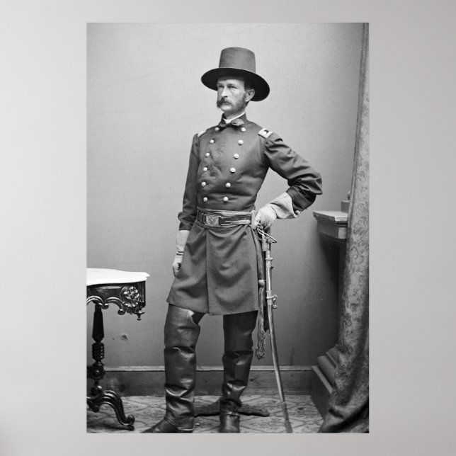 Awesome Civil War Hat, 1860s Poster (Front)