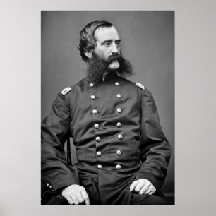 Awesome Civil War Mutton Chops, 1860s Poster