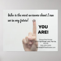 Awesome client real estate marketing sell postca