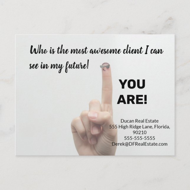 Awesome client  real estate marketing sell  postcard (Front)