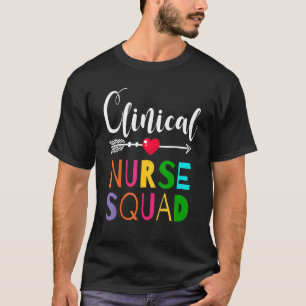 Awesome Clinical Nurse Squad Funny Colleague T-Shirt