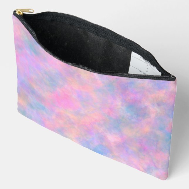 Awesome Combination of Pastel Colours  Accessory Pouch (Open)