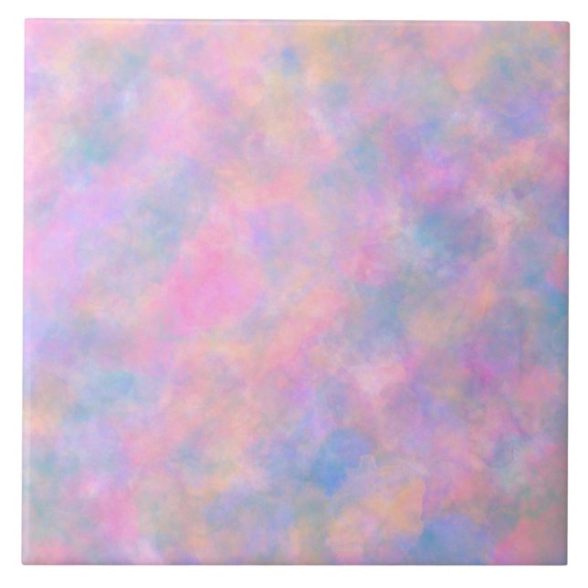 Awesome Combination of Pastel Colours  Ceramic Tile (Front)