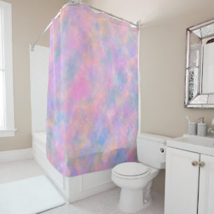 Awesome Combination of Pastel Colours Shower Curtain