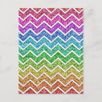 Awesome cool trendy chevron zigzag pattern rainbow