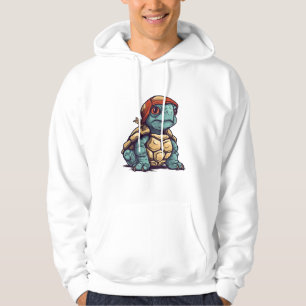 Awesome Cool Turtle Adorable Animal Graphic Hoodie