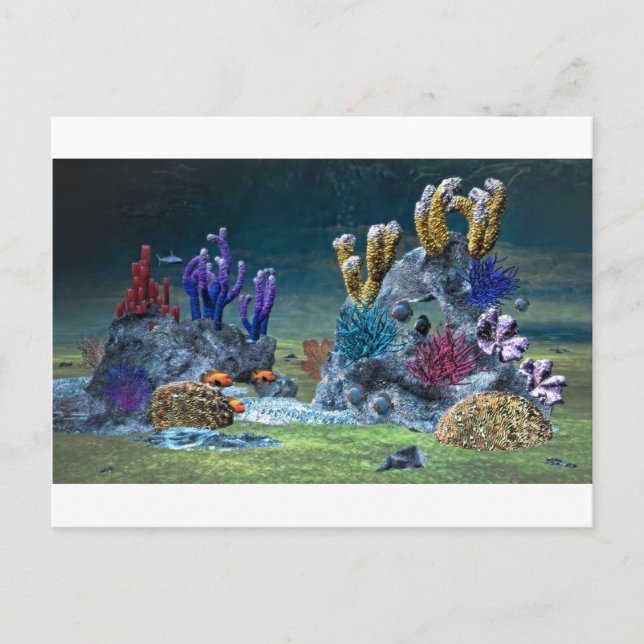 Awesome Coral Reef Postcard (Front)