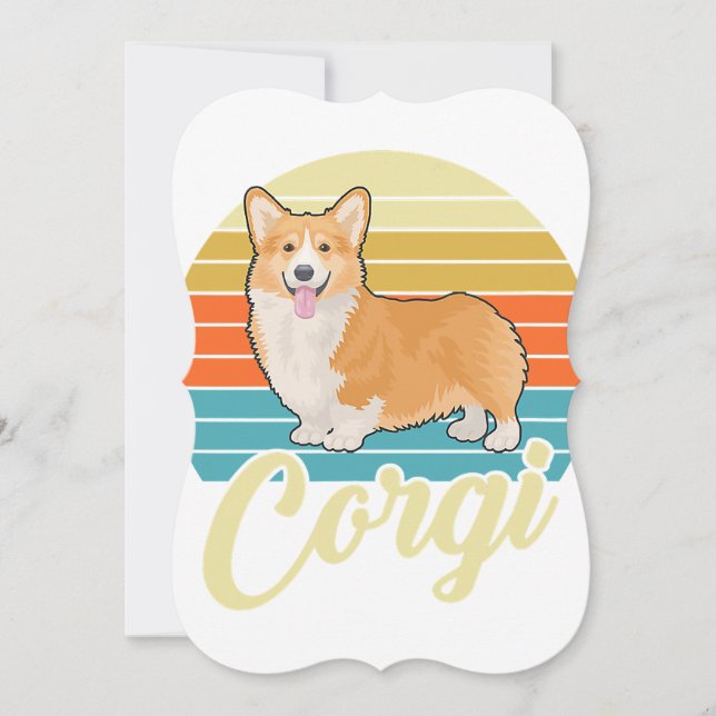 Awesome Corgi 1970s Vintage Retro (Front)