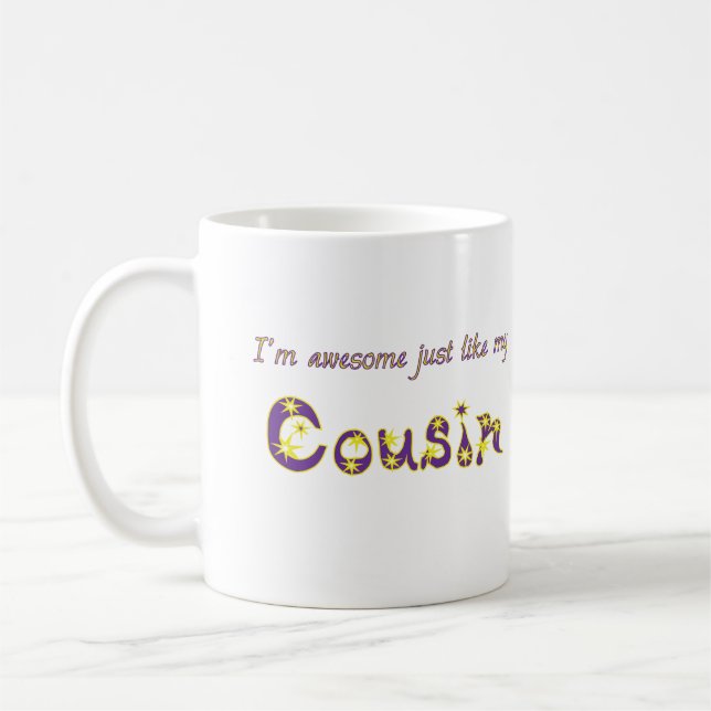 Awesome Cousin Coffee Mug (Left)