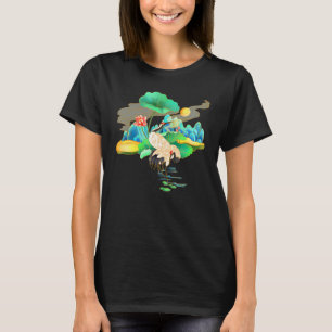 Awesome Crane Bird for Women Men Kids_4 T-Shirt
