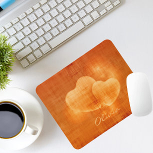 Awesome Custom Heart Mouse Pad