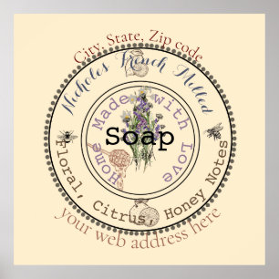 awesome customisable soap poster