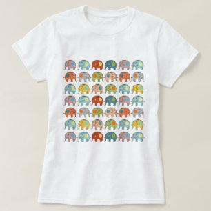 Awesome cute trendy circus Indian elephant T-Shirt
