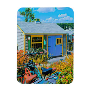 Awesome Cycling Painting Magnet