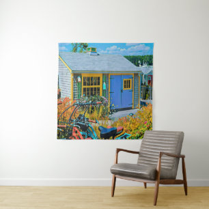 Awesome Cycling Painting Tapestry