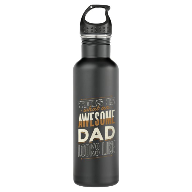 Awesome dad 710 ml water bottle (Front)