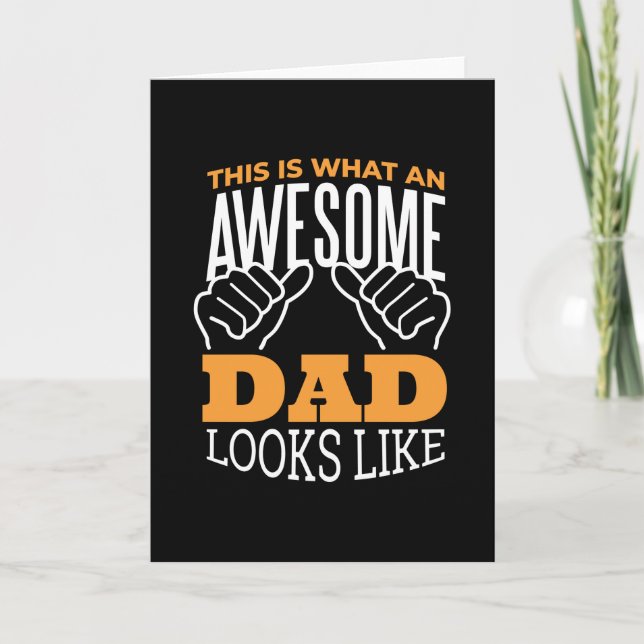 Awesome Dad Card (Front)