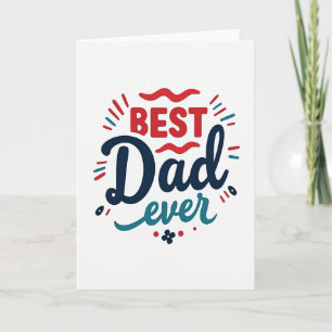 Awesome Dad Graphic Art Card