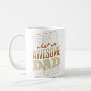Awesome Dad – Super Dad Look Coffee Mug
