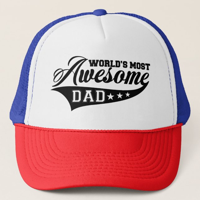 Awesome Dad Trucker Hat (Front)
