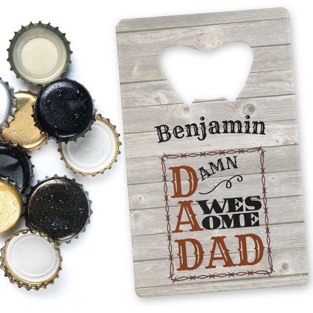 Awesome Dad Western Themed Custom Name (Creator Uploaded)