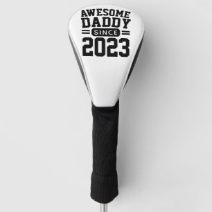 Awesome Daddy Since Athletic Modern Father's Day Golf Head Cover