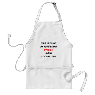 awesome danish mum coffee mug standard apron