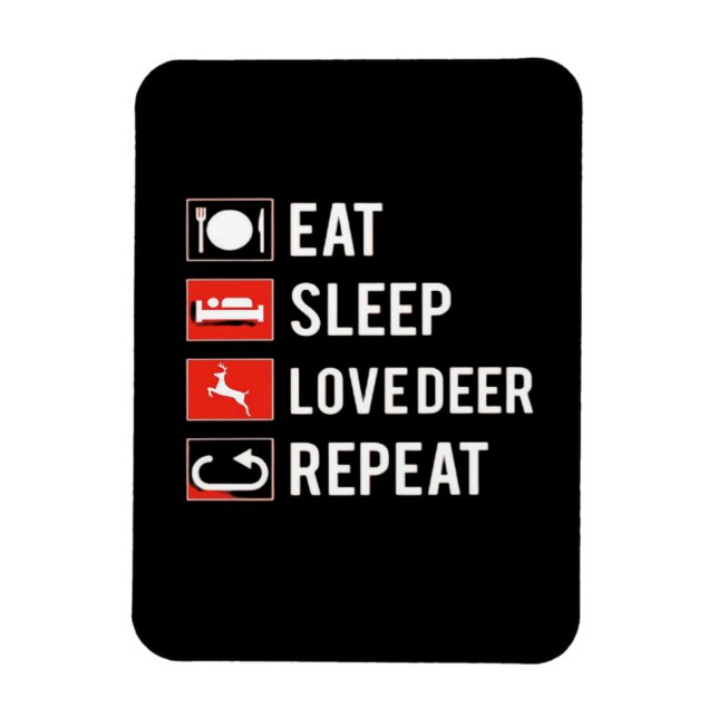 Awesome Deer Lover Creative Modern Design  Magnet (Vertical)