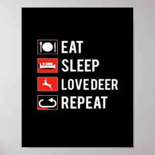 Awesome Deer Lover Creative Modern Design Poster