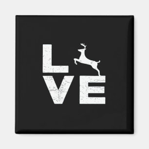 Awesome Deer Lover Trendy Aesthetic Design  Magnet
