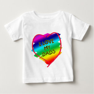 Awesome Design for Gay Dads Baby T-Shirt