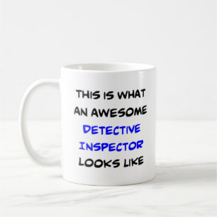 awesome detective inspector coffee mug