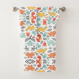 Awesome Dinosaurs Bath Towel Set