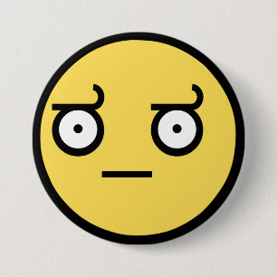 Awesome Disapproval Face 7.5 Cm Round Badge