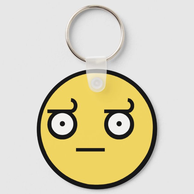 Awesome Disapproval Face Key Ring (Front)