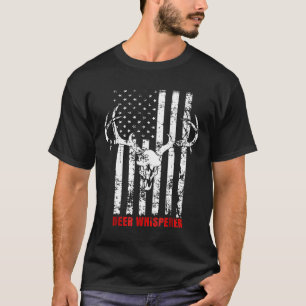 Awesome Distressed Hunting Themed Deer Whisperer T-Shirt