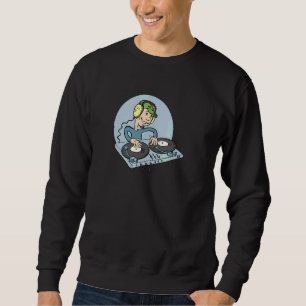 Awesome Dj Turntable Dj Djane Deejay Controller Sweatshirt