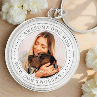 Awesome Dog Mum Since 20XX Classic Simple Photo