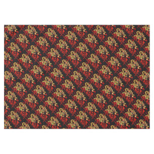 Awesome Dragon Fire on Lucky Energy Tablecloth