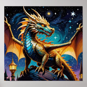Awesome Dragon Poster