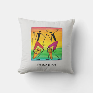 Awesome, elegant, Cute African Drumming Cushion