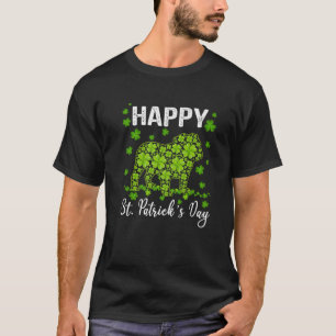 Awesome English Bulldog Saint Patrick's Day Dog Da T-Shirt