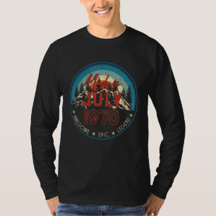 Awesome Epic Legend July 1970 52 Birthday Vintage T-Shirt