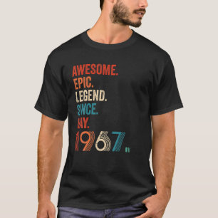 Awesome Epic Legend Since May 1967 55Th Birthday G T-Shirt