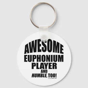 Awesome Euphonium Player Key Ring